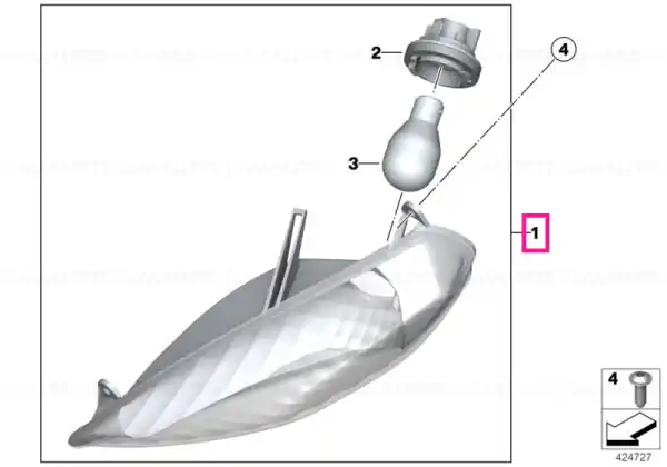 Front right white turn indicator - BMW Motorrad Vezi acum