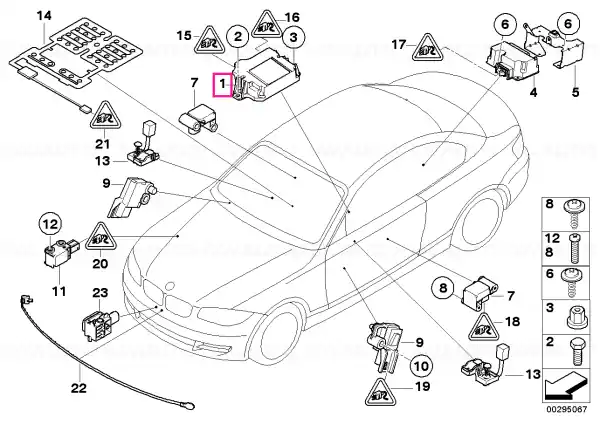 Preț redus Control unit airbag - BMW