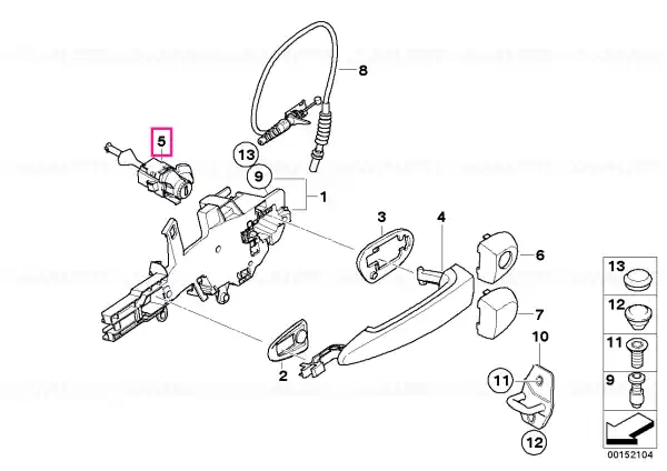 Catch with key right - BMW Ofertă exclusivă