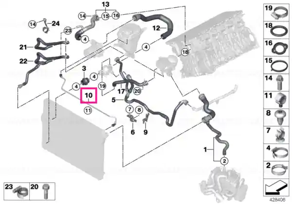 Ofertă limitată Țeavă ventilație - BMW