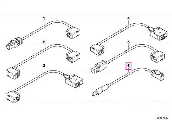Popular HSD wire L= 530 MM - BMW