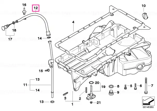 Cumpărături sigure Guide tube, top - BMW
