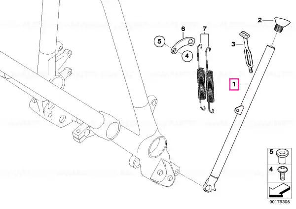 Reducere specială Side stand - BMW Motorrad