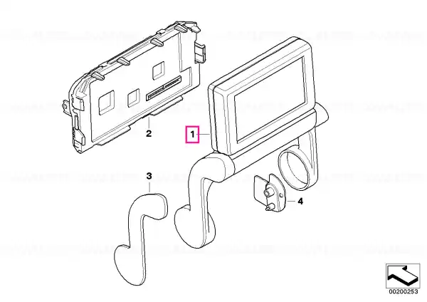 Rear compartment monitor - BMW Ieftin