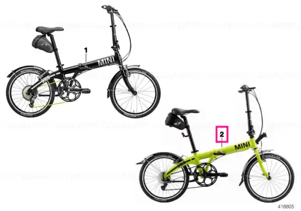 Preț mic MINI Folding Pocket Bike LIMEGREEN - BMW - Mini
