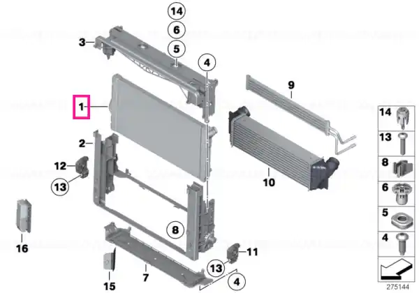 Preferatul clienților Radiator - BMW