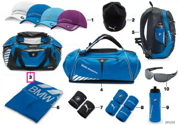 BMW Athletics Flex Duffle Bag ROYAL BLUE Expediere rapidă