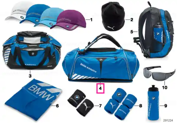 Chilipir BMW Athletics Triathlon Bag ROYAL BLUE