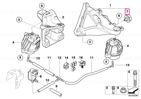 Livrare gratuită Vibration absorber - BMW