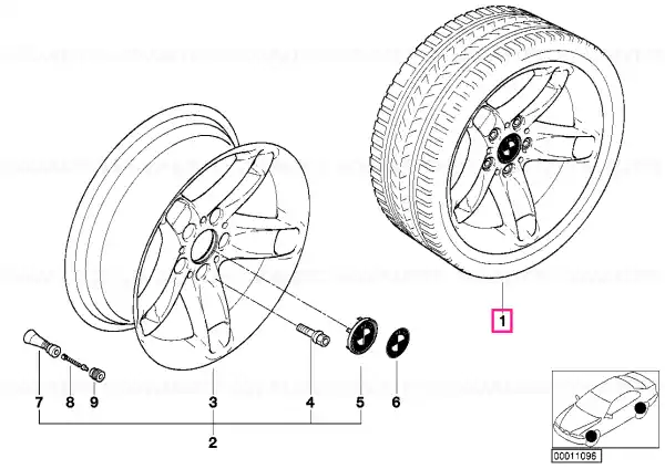 Chilipir Set roți aliaj vară 235/45R17 94Y - BMW