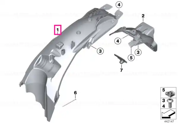 Livrare gratuită Capac roată spate - BMW Motorrad