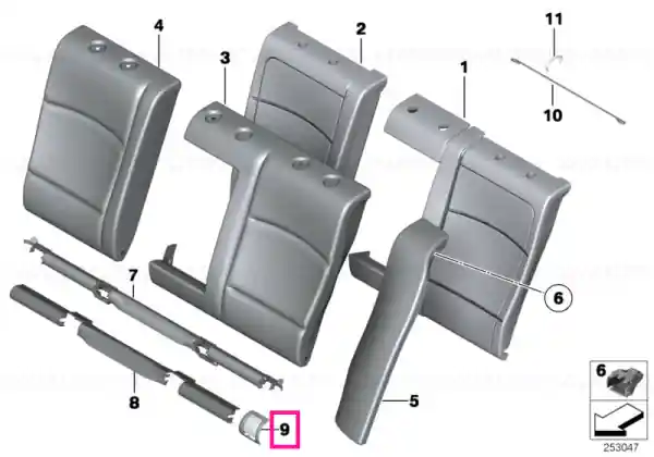 Trim Isofix interior VENETOBEIGE - BMW Ofertă limitată