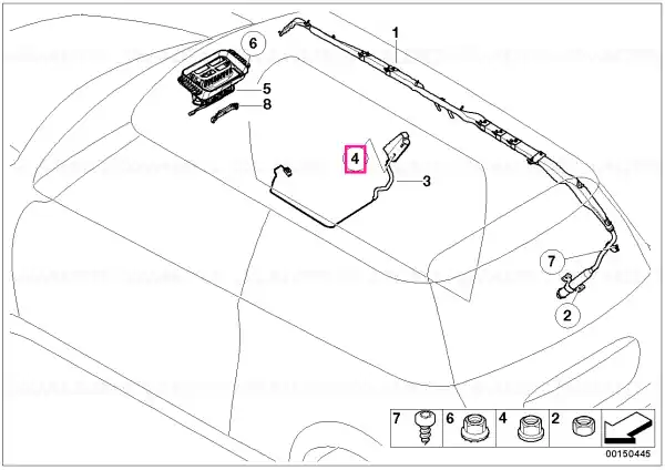 Piuliță hexagonală cu flanșă M6 - BMW - Mini Reducere specială