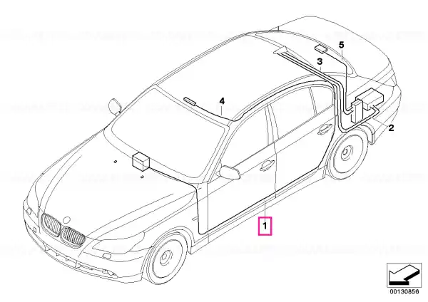 Expediere rapidă Antenna line GPS-antenna/ MASK- CCC L=4190MM - BMW