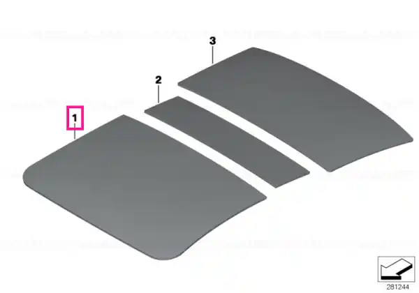 Sound insulation, roof, front - BMW Plată sigură