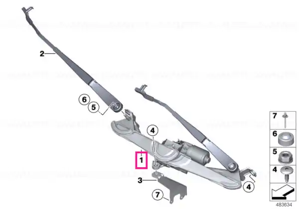 Preferatul clienților Wiper system, complete - BMW