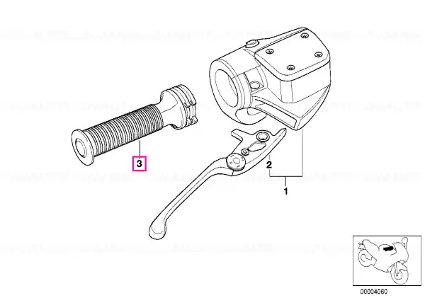 Handle right - BMW Motorrad Ofertă exclusivă