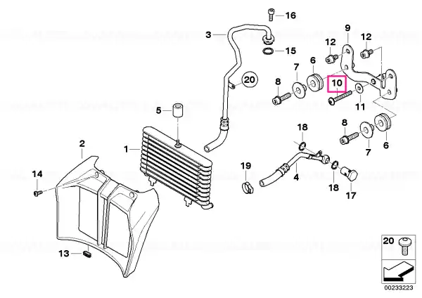 Șurub cap oval, M5X40 - BMW Motorrad Lichidare de stoc