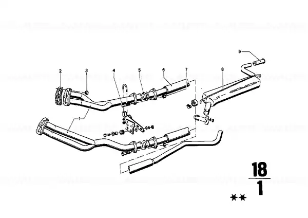 Rear silencer TOURING - BMW Preț promoțional