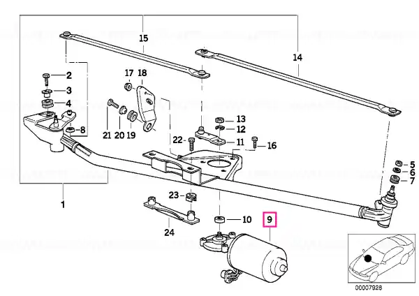 Ofertă specială Wiper motor - BMW