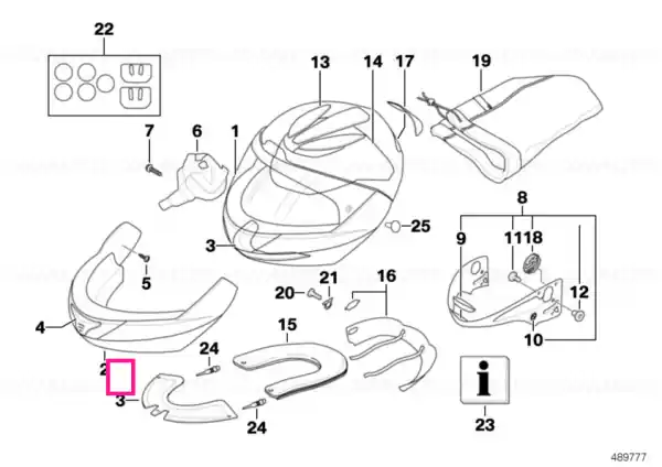 Chin spoiler extension for helmet 5 - BMW Motorrad Reducere