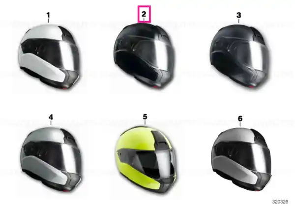 Helmet 6, nacht-schwarz 58/59 ECE - BMW Motorrad Ofertă