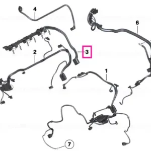 wiring harness, engine ignition module - BMW Ieftin