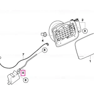 Actuator clapeta rezervor - BMW Promoție