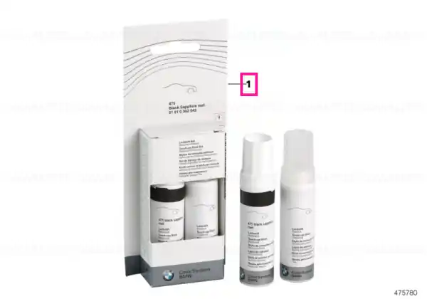 Set stick retusare Atlanticblau met. 2X12ML A13 2X12ML A13 - BMW Nu rata