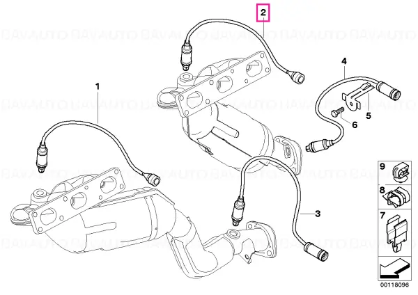 Sonda lambda reglabila L=990MM - BMW Nu rata