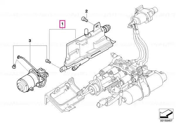 Retur ușor Kit reparație rezervor expansion - BMW