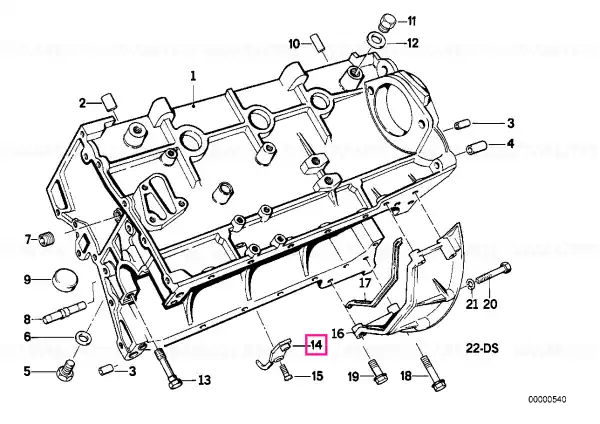 Expediere rapidă Duza pulverizare ulei S14 MAHLE - BMW
