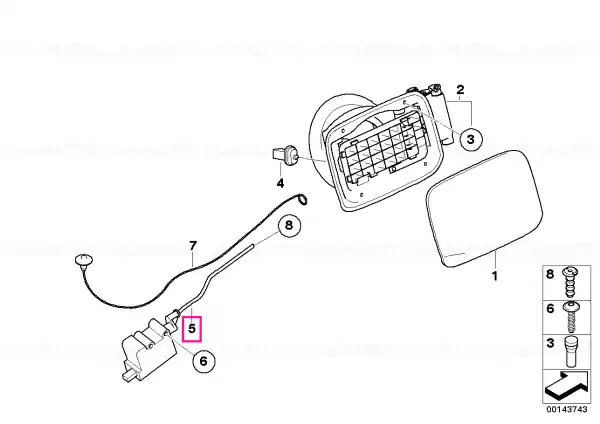 Ultima șansă Actuator clapă combustibil - BMW