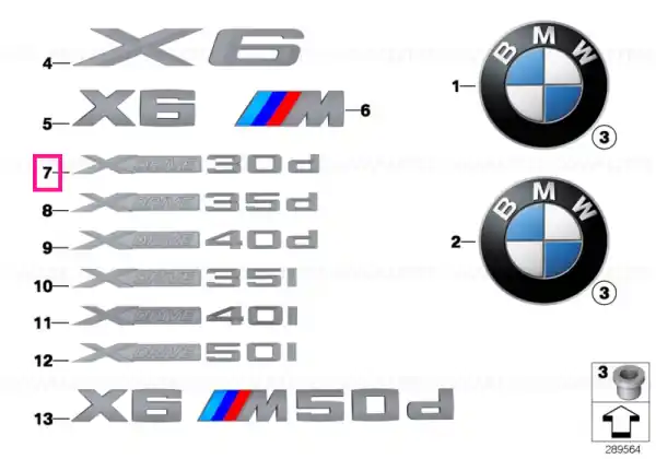 Comandă acum Inscriptie X DRIVE 30D - BMW