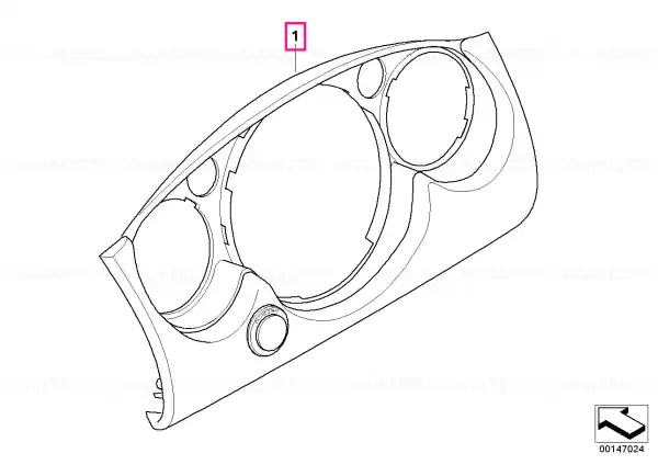 Discount Kit retrofit buton pornire WHITE SILVER - BMW - Mini