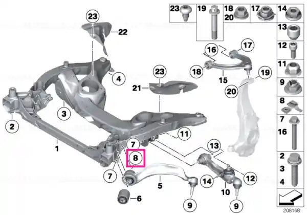 Vezi acum Piulita cu cleme stanga M14X1,5-10 ZNS3 - BMW