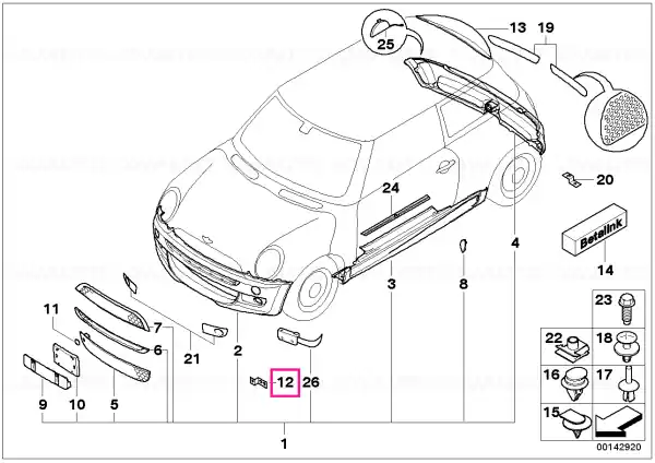 Retur gratuit Placa adaptor - BMW - Mini