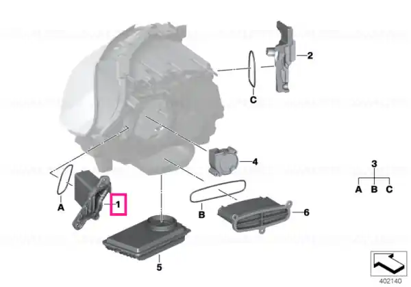 Lichidare de stoc LED module, direction indicator, right - BMW