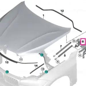 Actuator, left FGS - BMW Ofertă limitată