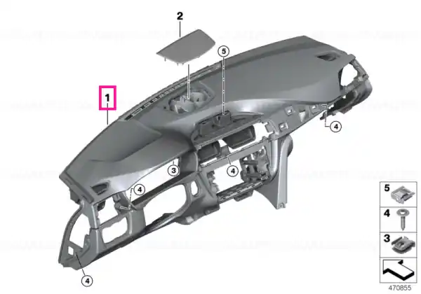 Instrument panel, Head-Up Display OYSTER/OYSTER - BMW Reducere specială