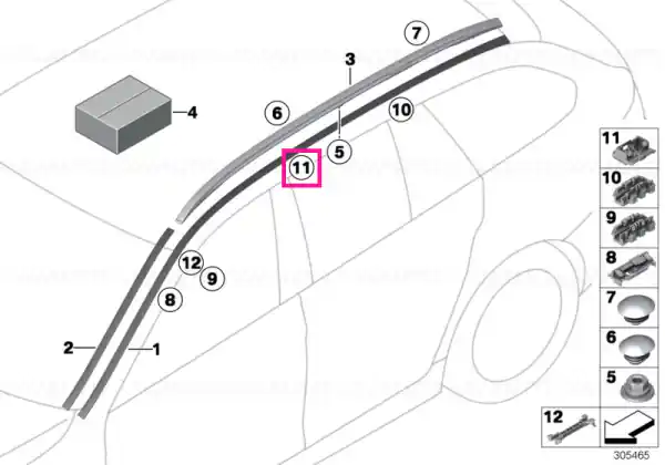 Nu rata Clip, bottom part - BMW