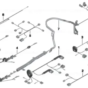 Wiring harness, suction restrictor - BMW Mai ieftin