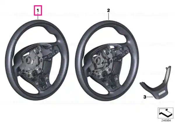 Sports st.-wheel,leather/wd.ring,multif. PIANOLACK SW - BMW Cumpărături sigure