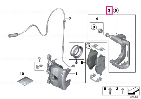 Reducere specială Calliper carrier - BMW - Mini