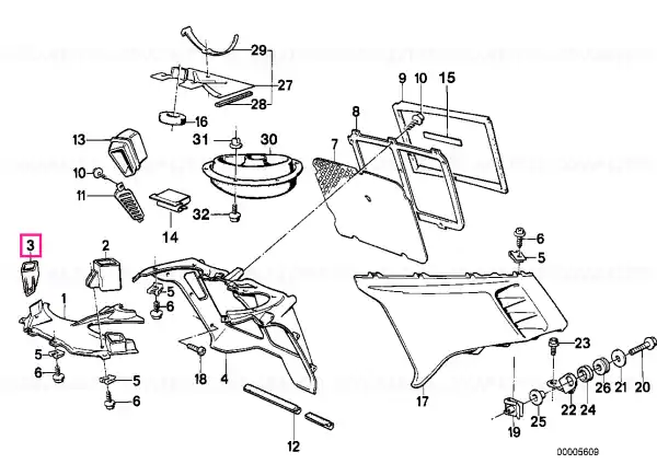 Popular End piece RECHTS - BMW