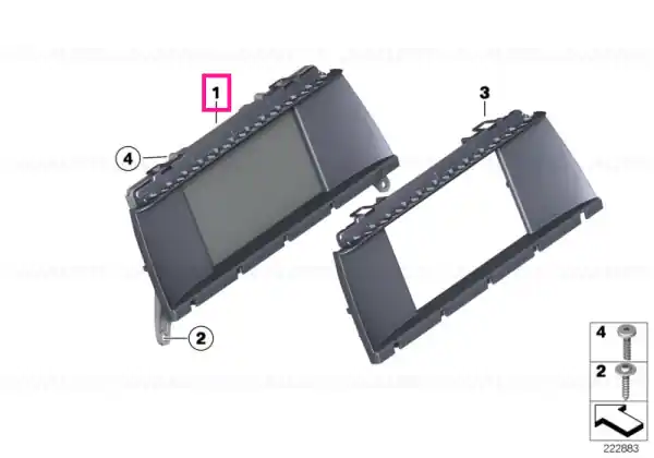 Central information display 6,5" - BMW Livrare expres