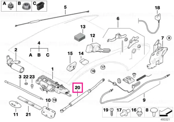 Nu rata Control unit, right - BMW