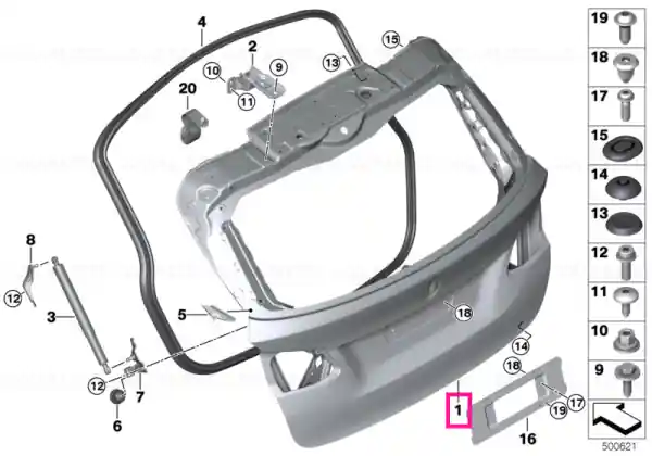 Cumpără acum Trunk lid - BMW