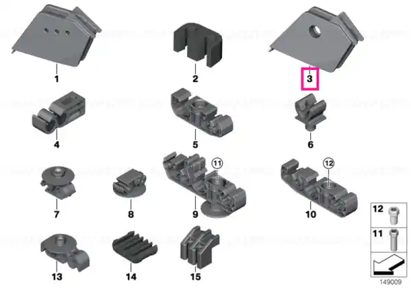 Retur gratuit Rubber grommet - BMW