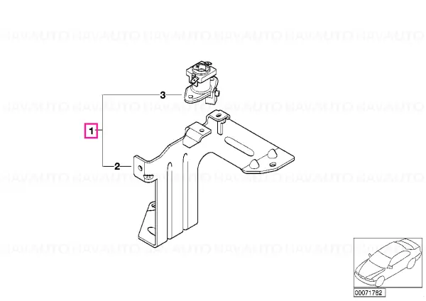 Chilipir Set, adapter, hardtop E46 CAB - BMW